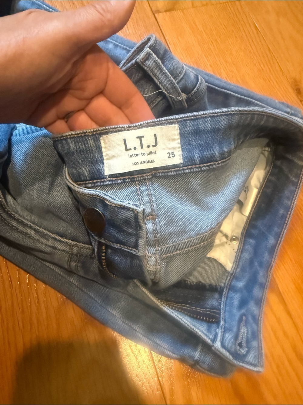 L.T.J Brand Light Wash Flare Jeans - Women's Wide Leg